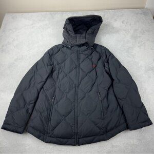 Burberry Black Puffer Jacket With Hood Women’s Size 160A (Small)